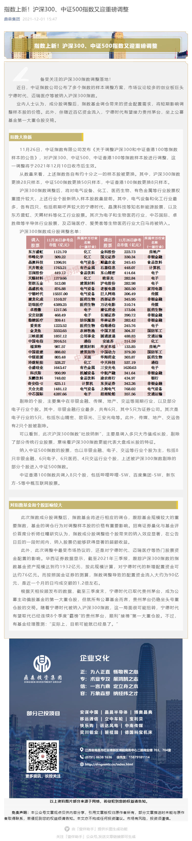 指数上新！沪深300、中证500指数又迎重磅调整_壹伴长图1.jpg